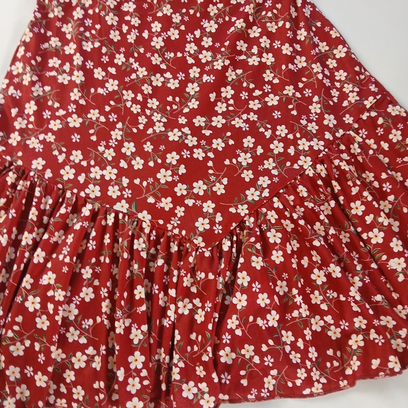 NWT New Fensace Sleeveless Floral V-neck Mini Dress Sundress - Picture 4 of 8